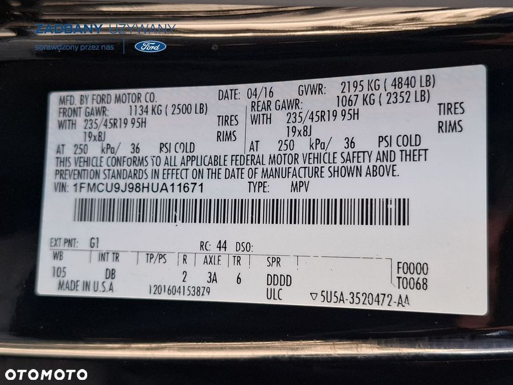 Ford Escape 2.0 EcoBoost AWD Titanium - 26