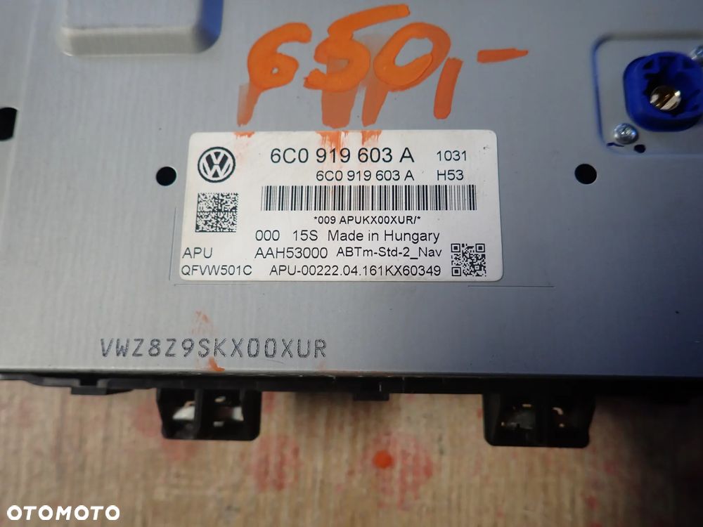 VOLKSWAGEN POLO 6C RADIO NAWIGACJA 6C0919603A - 3