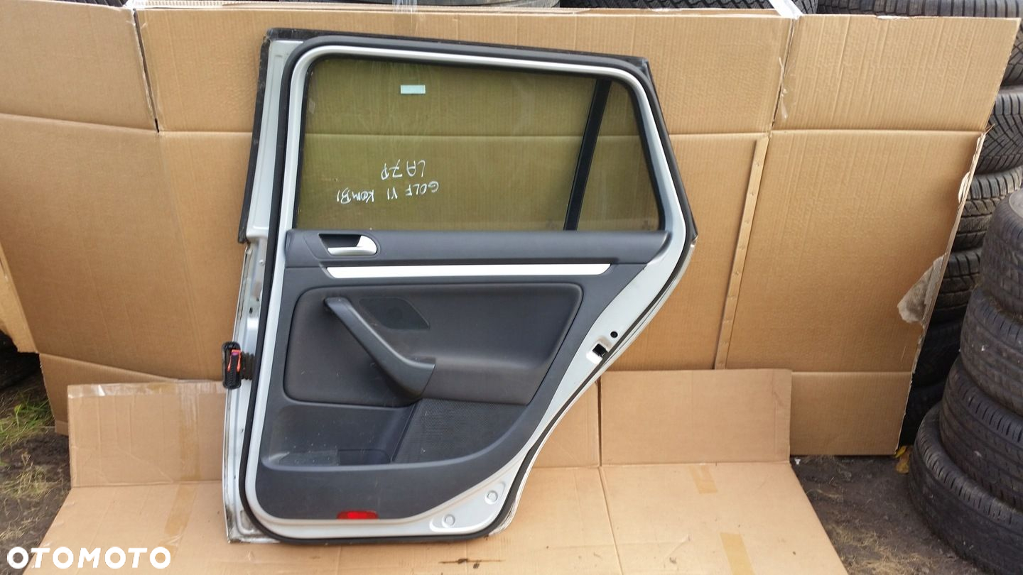DRZWI PRAWY TYŁ VW GOLF VI KOMBI 8-13 R MK6 KOD LAK. LA7P - 2