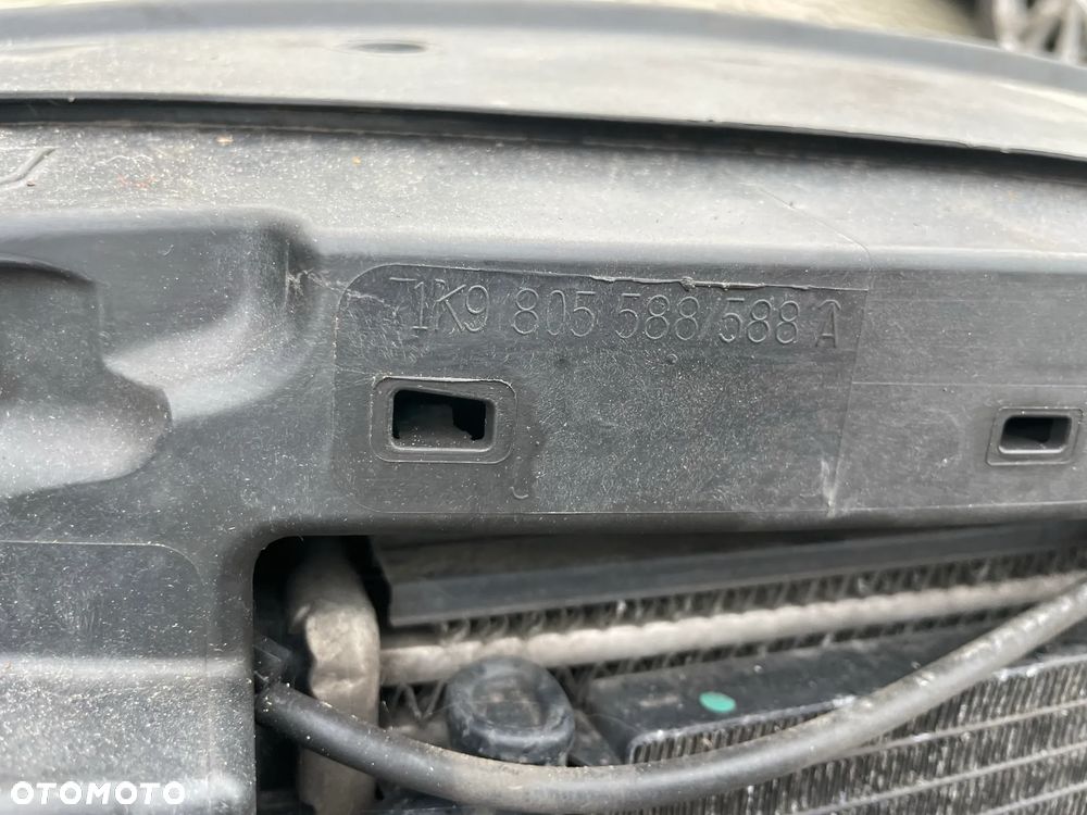VW Golf 6 VI 5K kombi pas przedni wzmocnienie czołowe chłodnice 1.6 TDI - 4