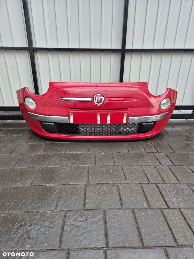 Zderzak przód przedni Fiat 500 rok 09 kod lak 111/A - 1