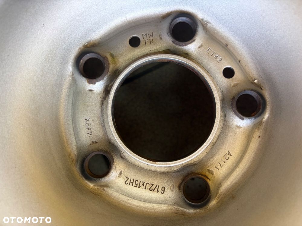 Citroen Peugeot Felgi Koła 195/65 R15 ET42 Continental 9832762477 - 6