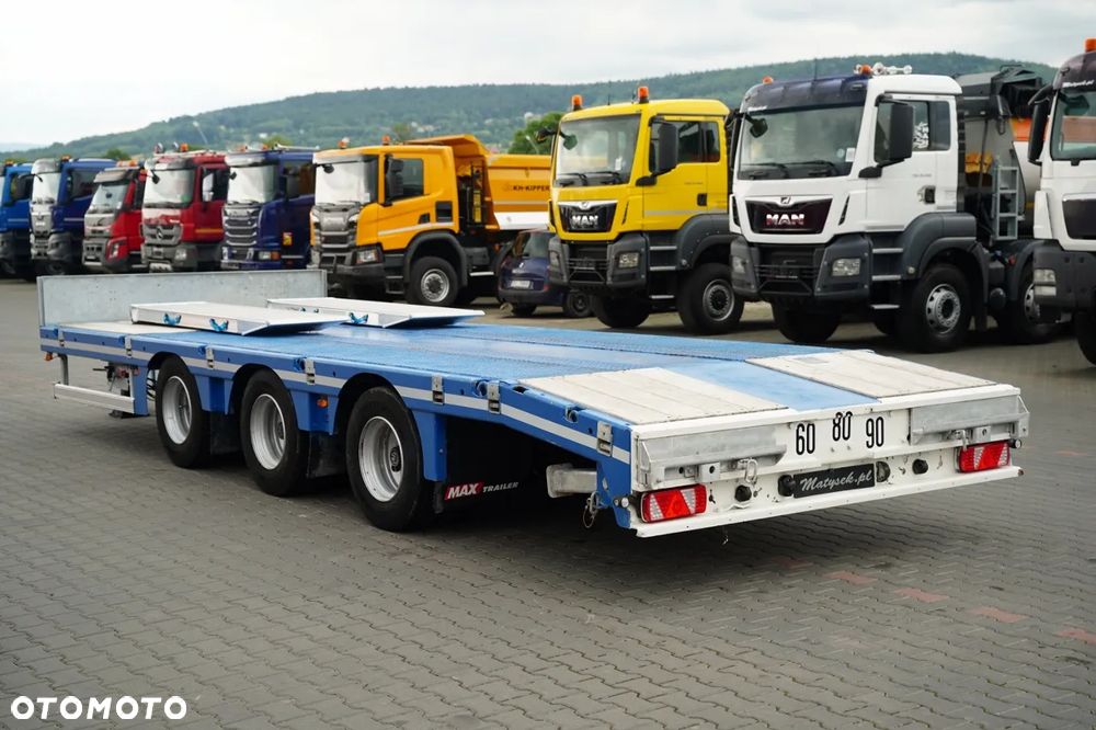 Faymonville MAXTRAILER PRZYCZEPA LAWETA  7,5 M / POSZERZANA / DMC: 26 TON  / OŚ SKRETNA / - 6