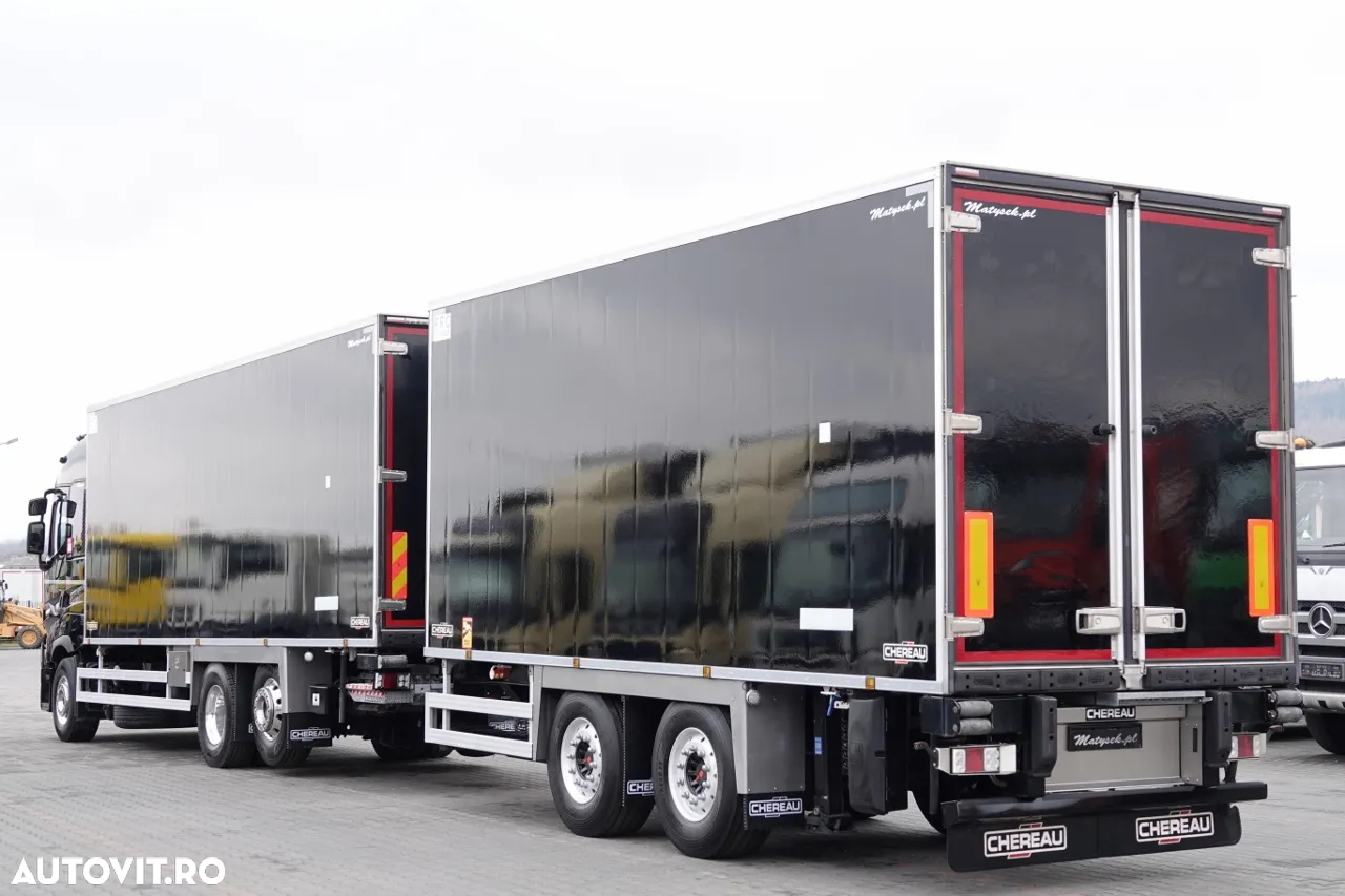 Renault T 480 / 6X2 / SET TANDEM - FRIGORIFER / TRANSPORT SUPRA 1150 MT / LIFTARE / + REMORCA CHERAU / ANVELOPE 100% / ALIEIE / SAF / DUPA CONTRACTUL DE SERVICE GOLDEN - 3