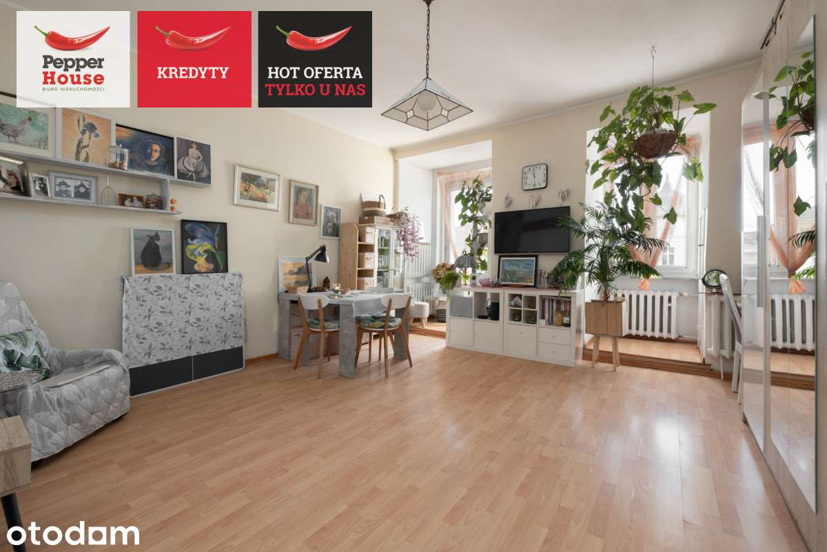 66,5 m² w pięknej kamienicy w centrum Wrzeszcza!
