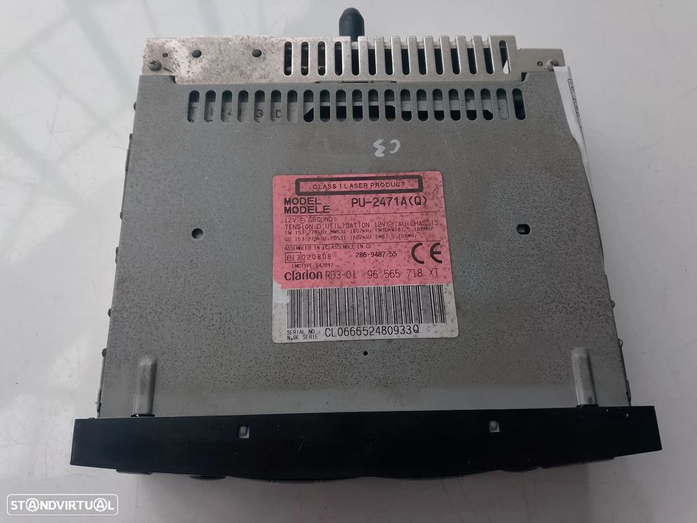 RADIO CITROEN C3 I 02- / 96565718XT - 2