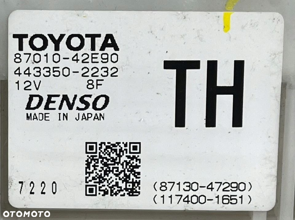 P4 Toyota Rav4 V 5 2020 - 2.5 nagrzewnica dmuchawa 87050-42860 8710-42e90 - 6