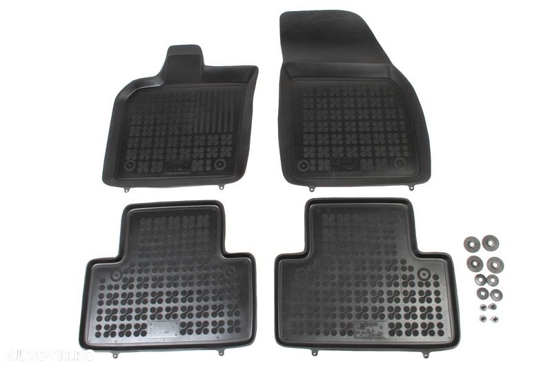 Set covorase auto din cauciuc Volvo V50 (ms/mw) 2004-2012, presuri tip tavita marca Rezaw Plast - 1