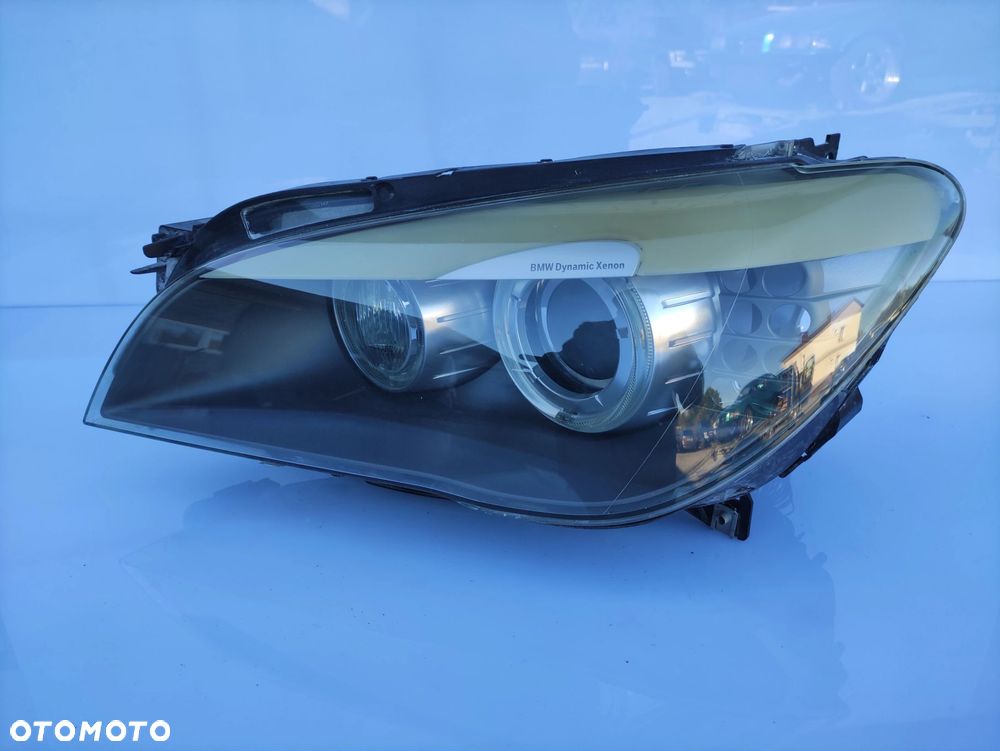 LAMPA LEWY PRZÓD PRZEDNIA BMW F01 F02 F04 XENON SKĘTNY EUROPA - 3
