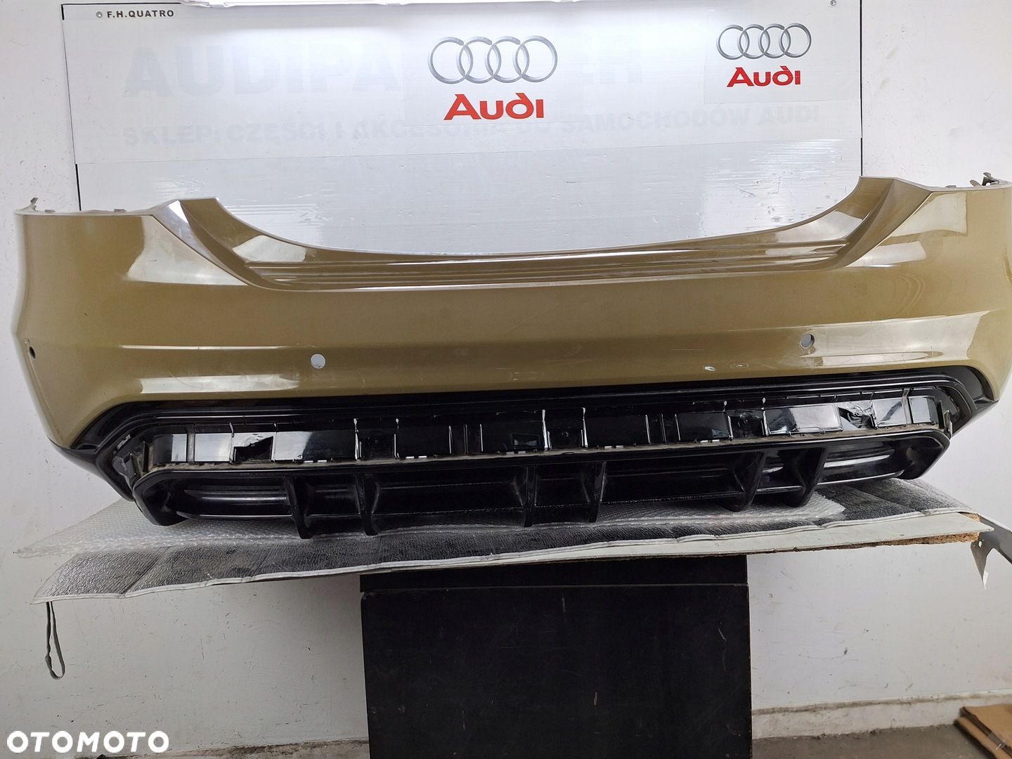 ZDERZAK AUDI E-TRON GT 2020-2024 ORYGINAŁ OE ASO 4J 4J3 DYFUZOR SPOJLER - 1
