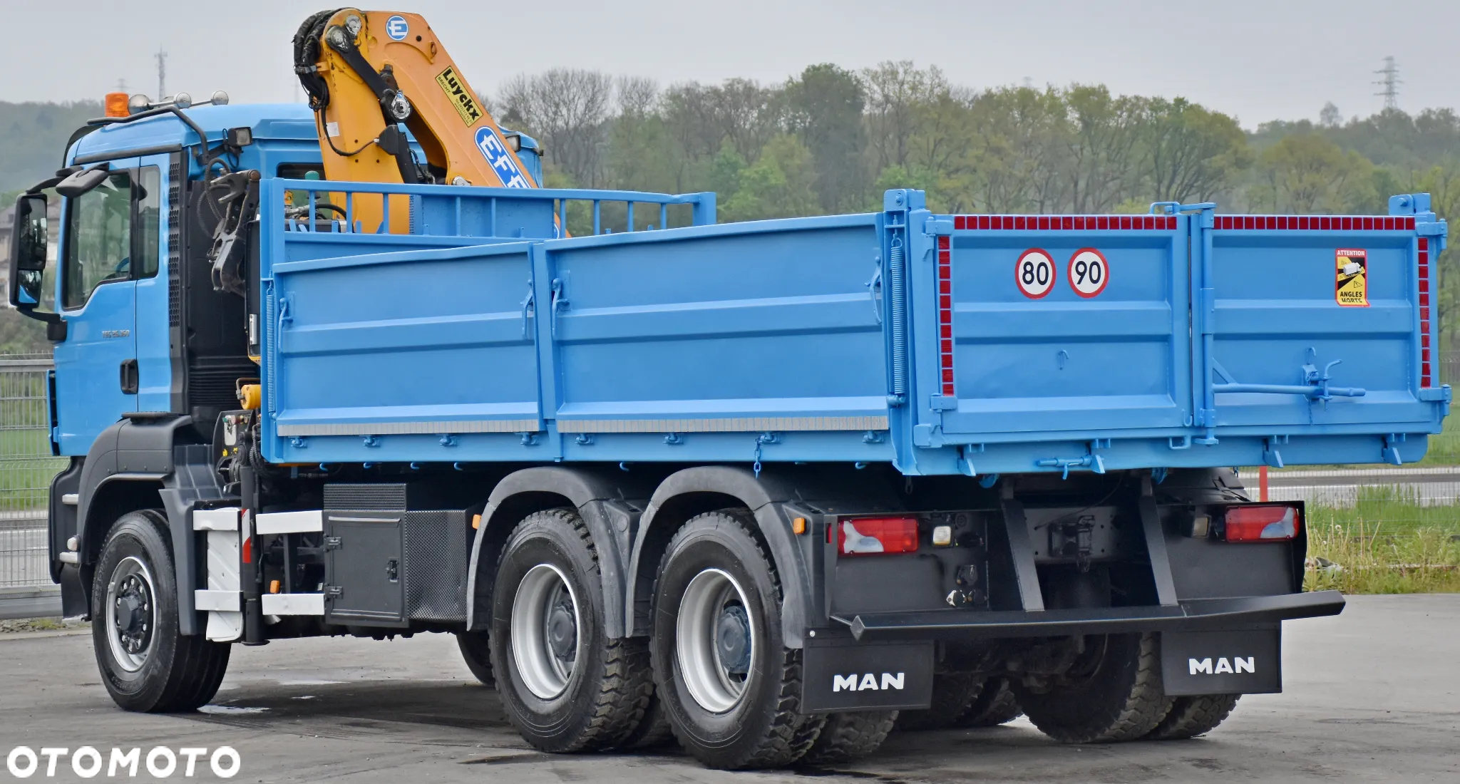 MAN TGS 26.360 * WYWROTKA 5,50m + EFFER 165.11/2S + PILOT / 6x6 - 7