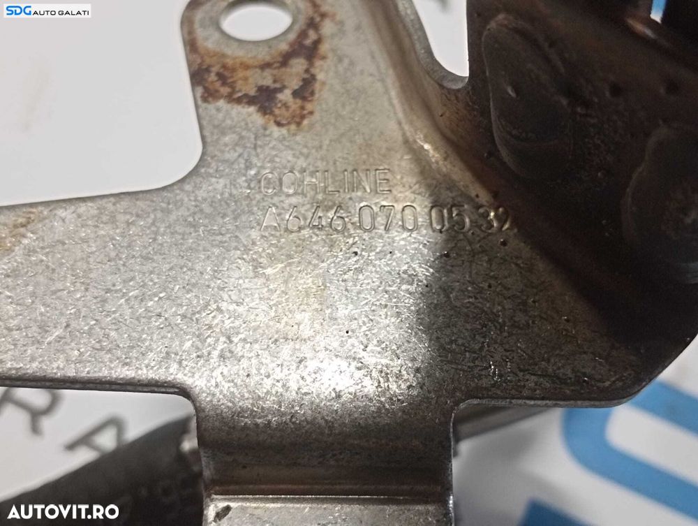 Furtun Furtunuri Conducta Conducte Teava Tevi Combustibil Benzina Mercedes Clasa E Class W211 E200 E220 2.2 CDI 2001 - 2009 Cod A6460700532 [M5907] - 3