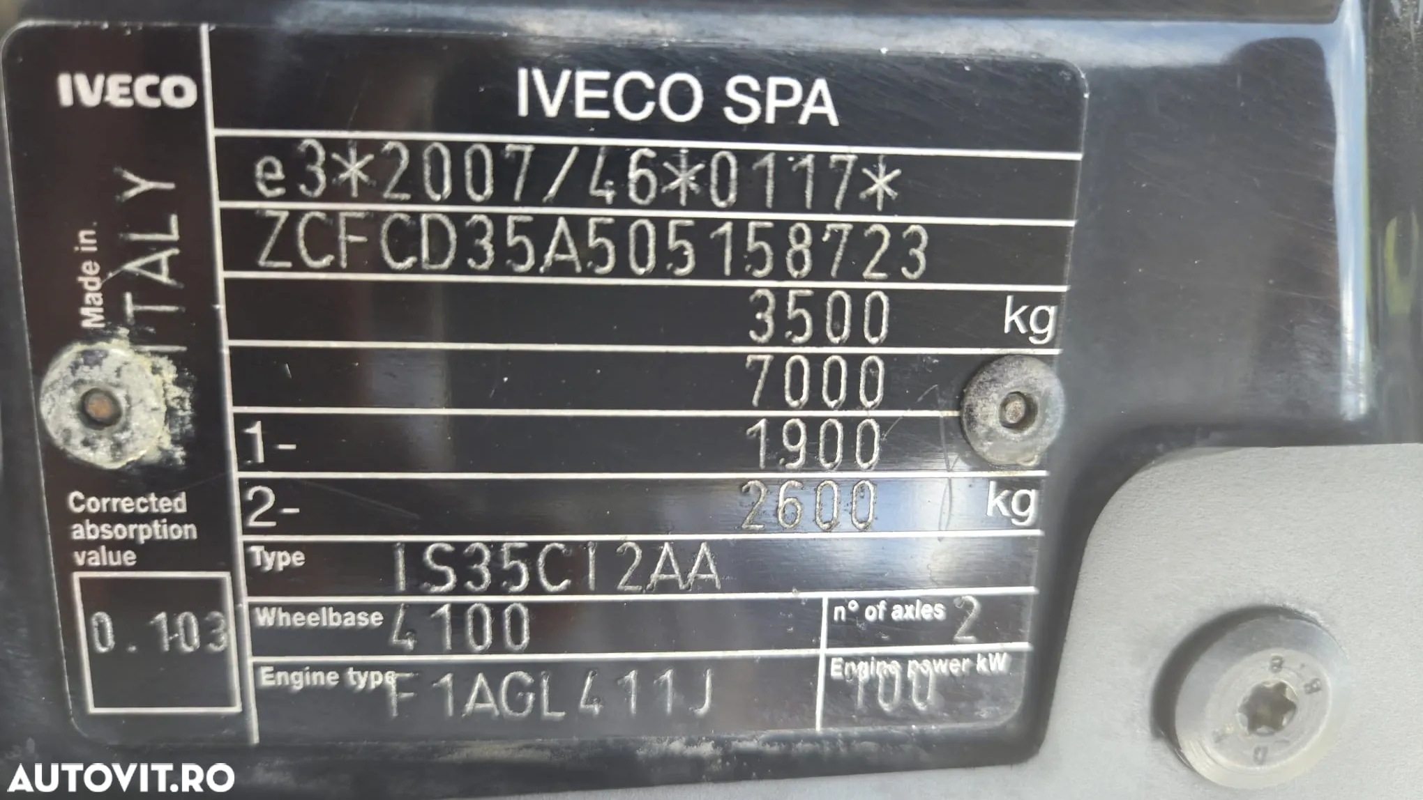 Iveco Daily 35-140 cabina 6 locuri, bena basculabila, import, posibilitate leasing - 8