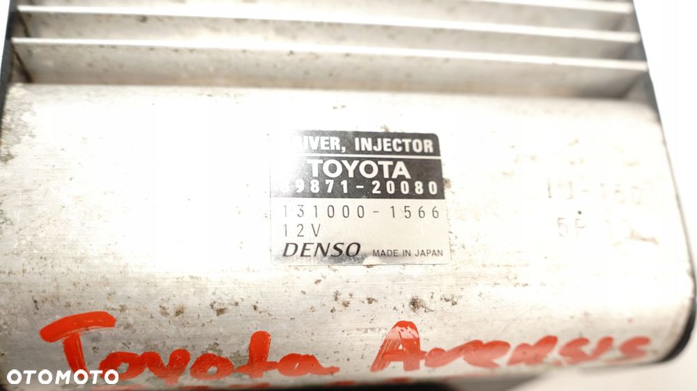 MODUŁ WTRYSKÓW STEROWNIK TOYOTA AVENSIS T27 09-11R 2.2D - 6