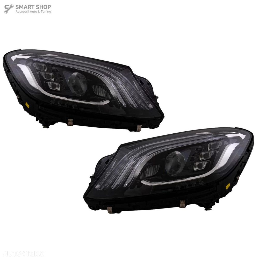 Faruri Full LED Mercedes S-Class W222 Maybach X222 (2013-2017) Facelif - 1