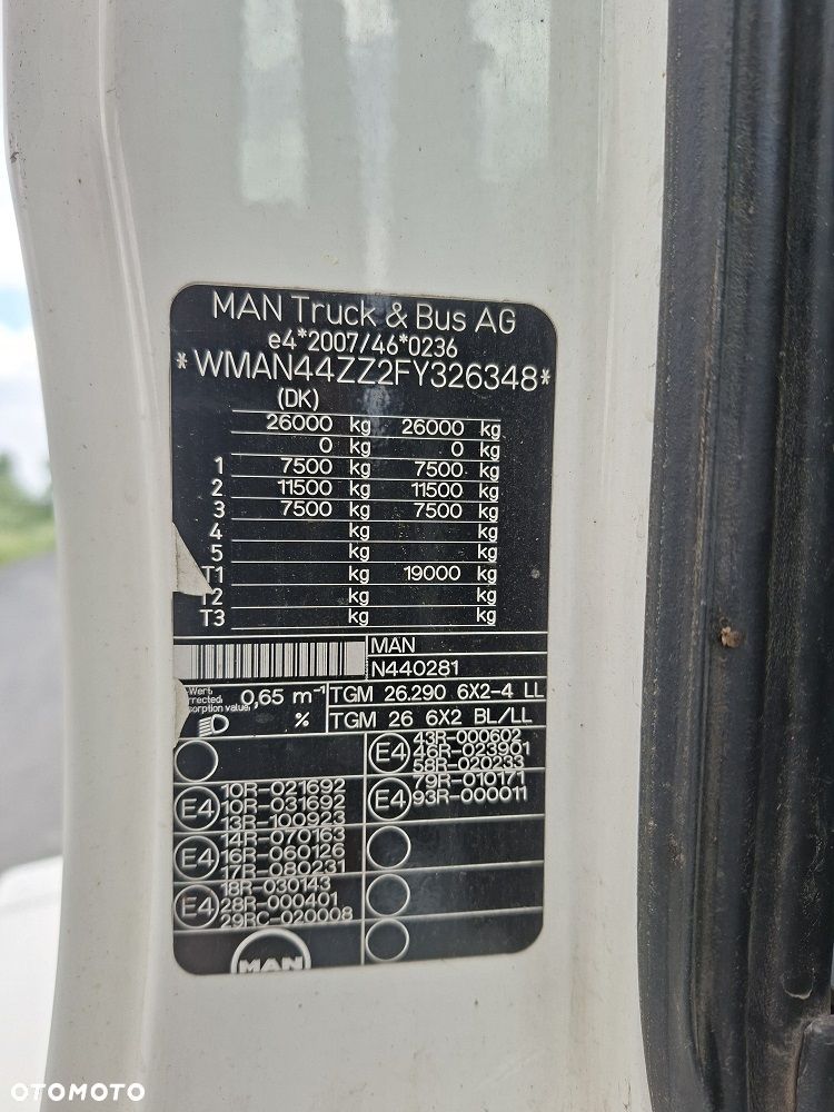 MAN TGM 26.290 - 9