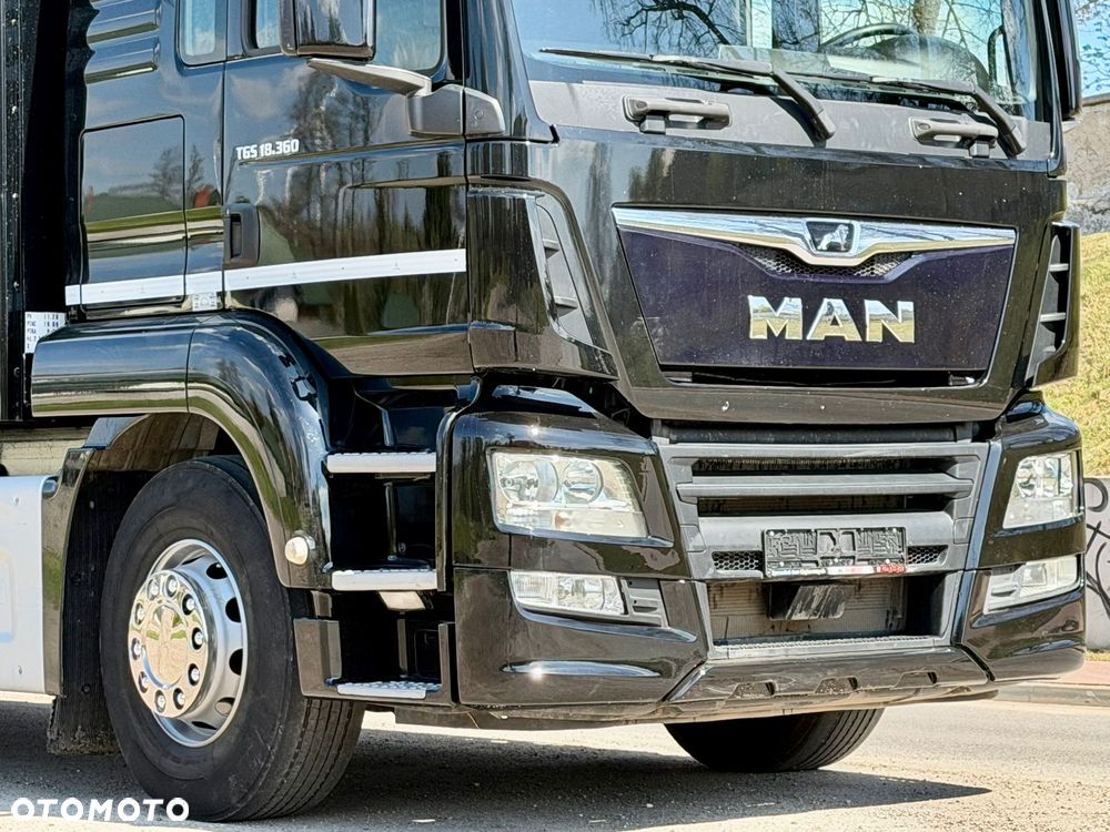 MAN TGS 18.360 / KONTENER - FIRANKA / WINDA / 21 EUROPALET / AUTOMAT / SYPIALKA / 2019 ROK - 12