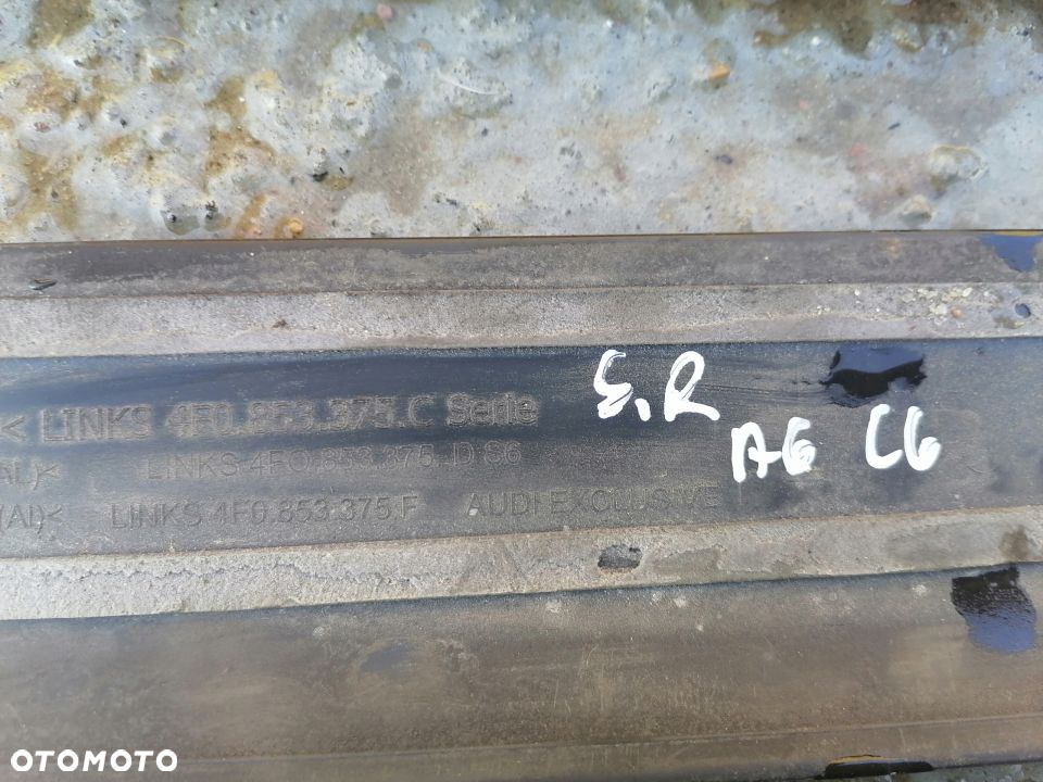 Listwa Listwy Progowe S-Line Komplet Audi A6 C6 - 10