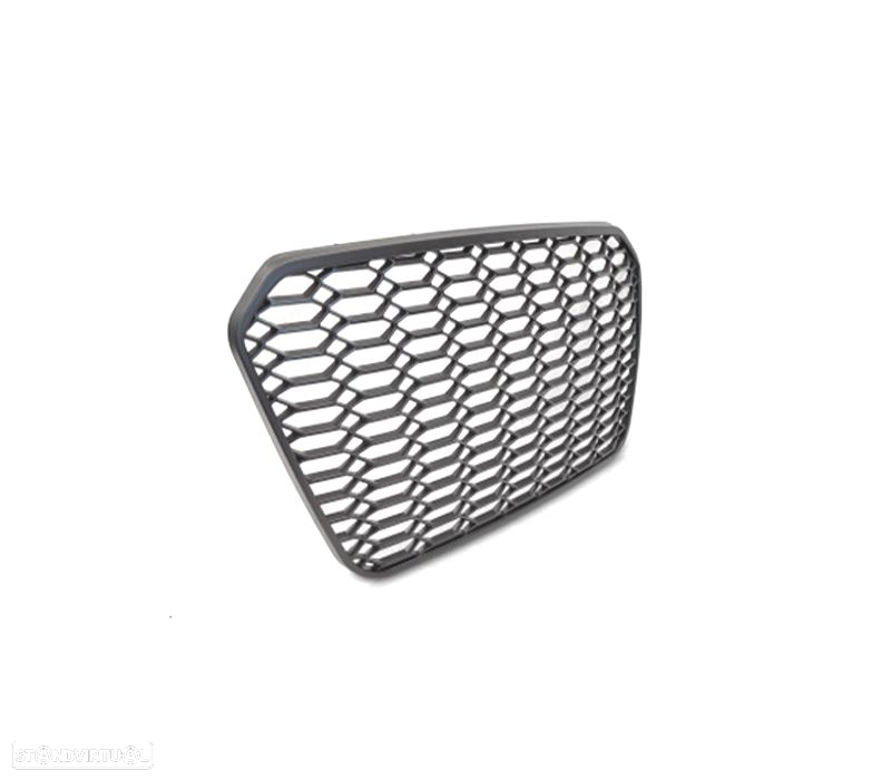 GRELHA AUDI A6 C7 4G 11-14 LOOK RS6 2020 PRETO MATE - 2
