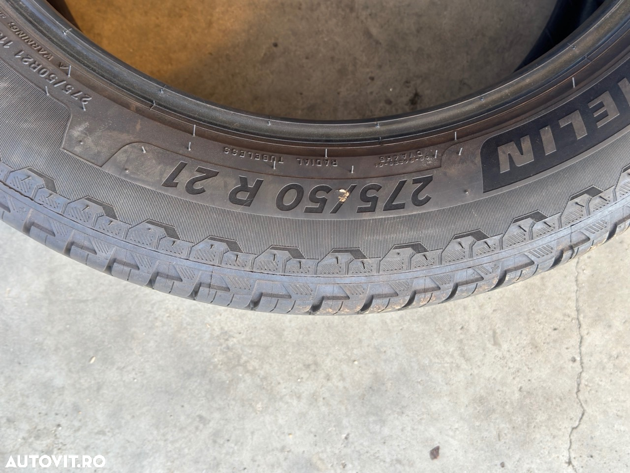 Vând 4 anvelope 275/50/21 Michelin allseason ca noi - 4