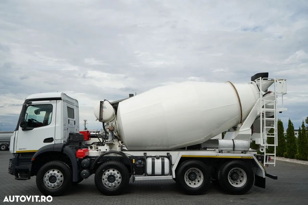 Mercedes-Benz AROCS 3240 / 9M3 BETONIERĂ / 8x4 / BETONIERĂ / 100% ANVELOPE / AUTOMATĂ - 3