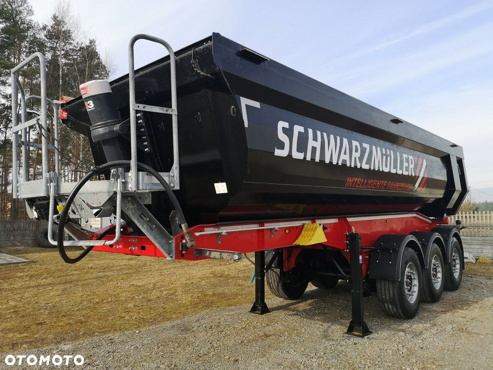 Schwarzmuller Wywrotka Stalowa 27m3 Oś Podnoszona Bardzo Dobry Stan! - 1
