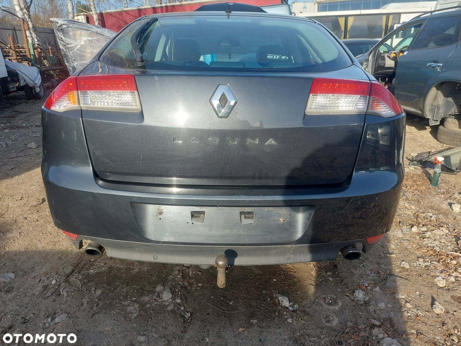 KOMPLETNY TYŁ KLAPA ZDERZAK LAMPA RENAULT LAGUNA III TEB66 - 1