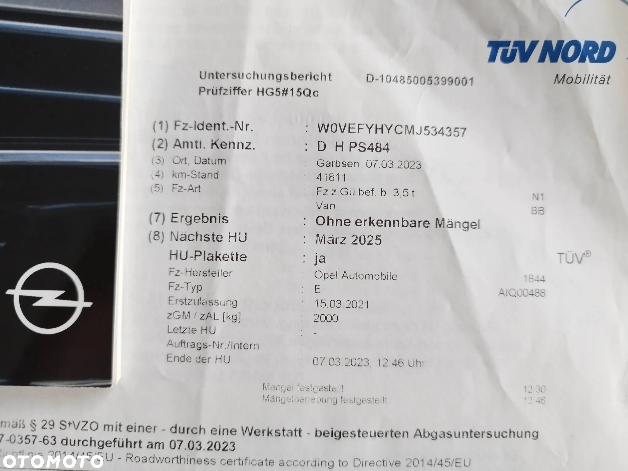 Opel COMBO BLASZAK - 28