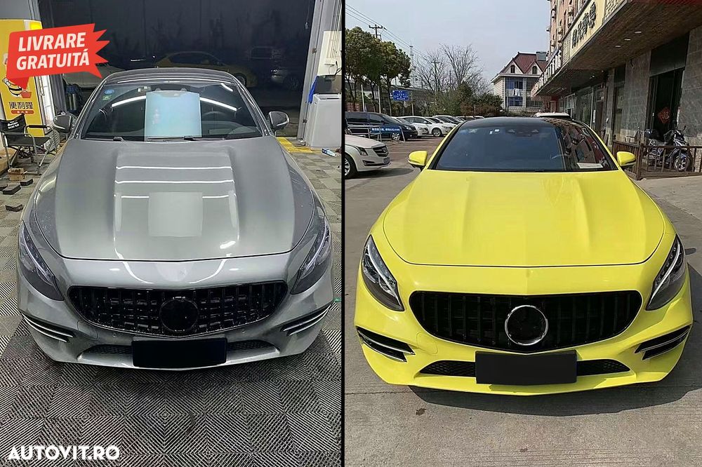 Grila Centrala Mercedes S-CLASS Coupe C217 Facelift (2018-up) Cabrio A217 Facelift- livrare gratuita - 13