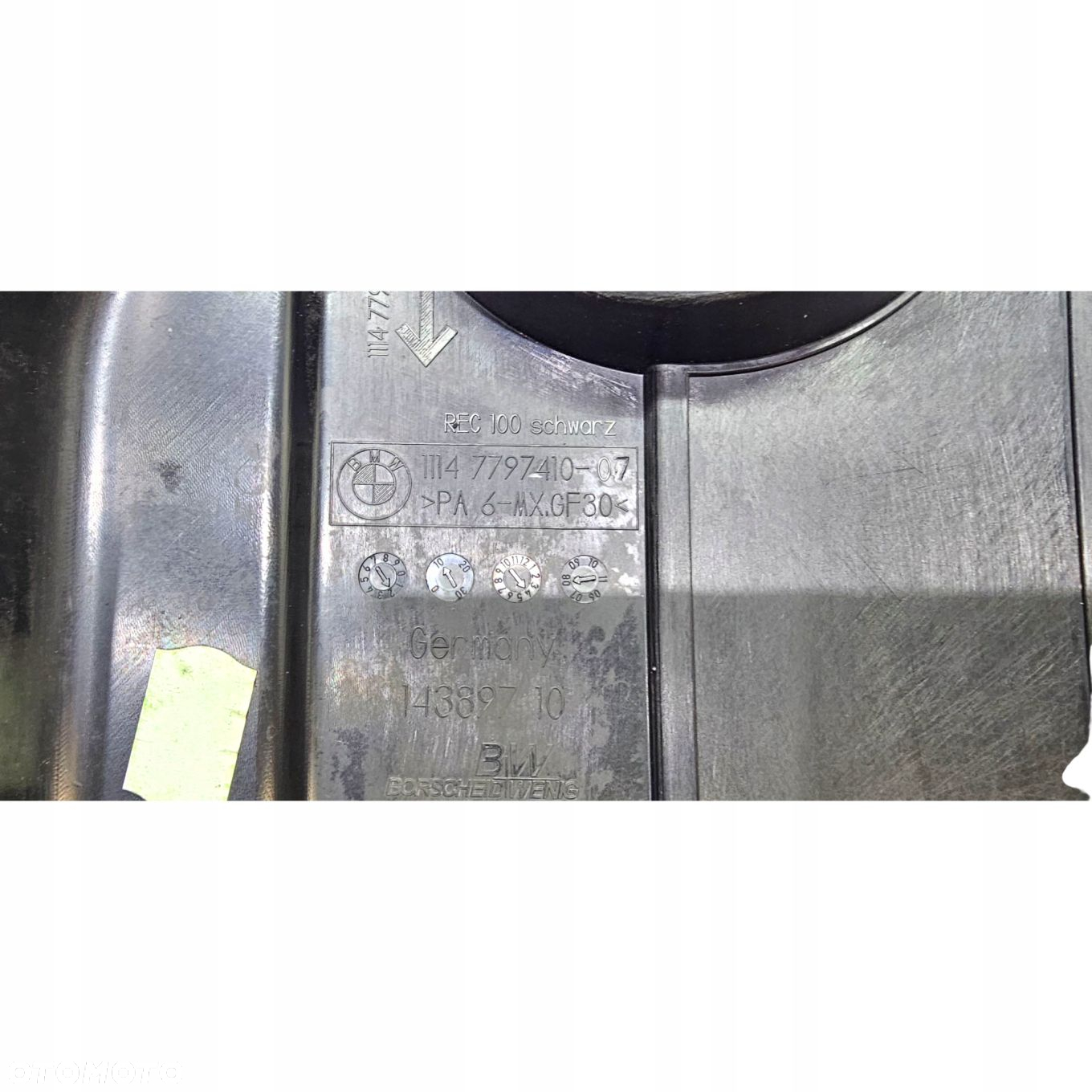 Bmw E81 E87 E90 E91 E92 E60 X1 E84 Pokrywa Osłona Górna Silnika N47 7797410 - 12