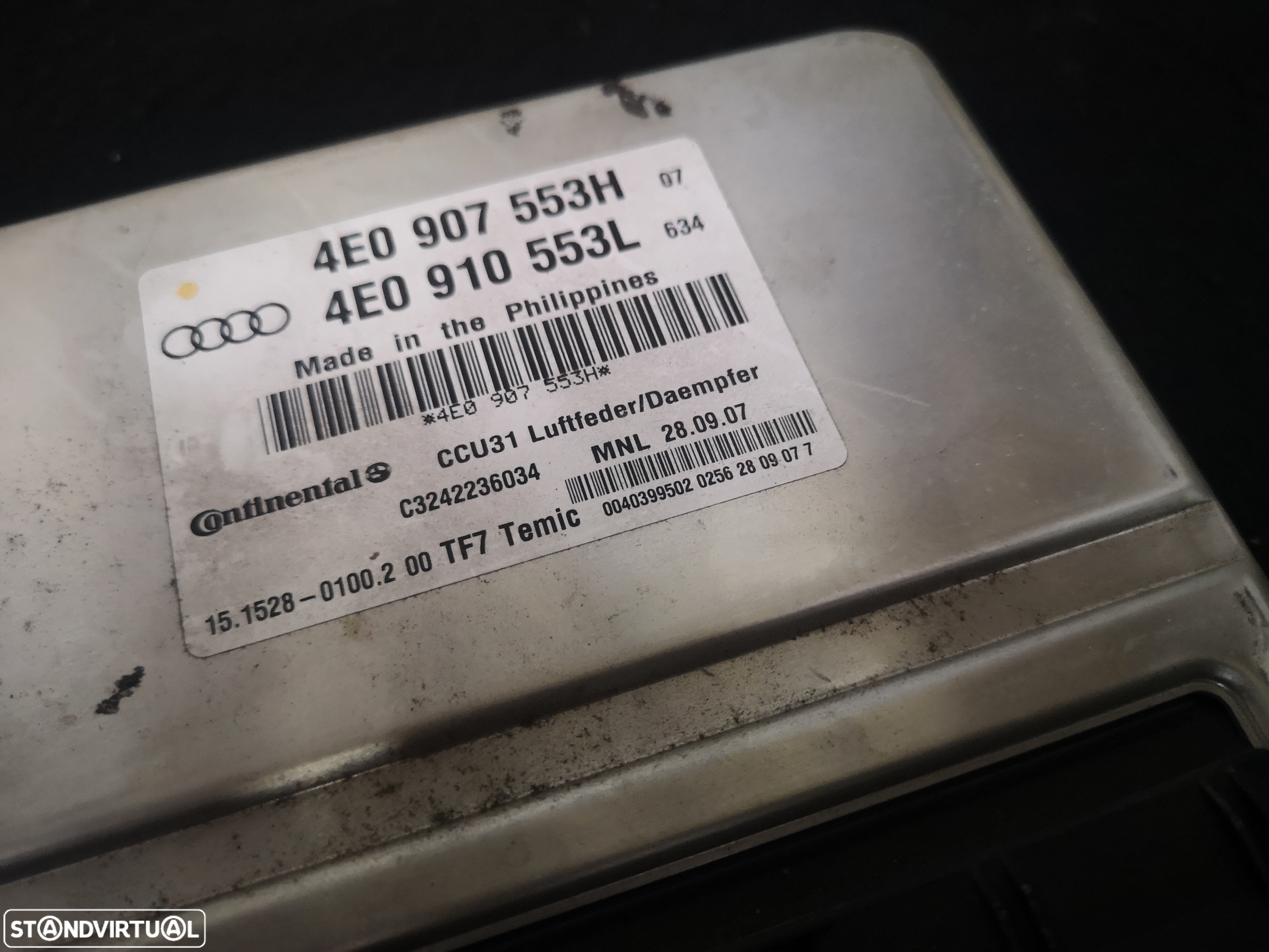 Centralina de  suspençao pneumatica AUDI A8 D3 4e0  2003-2009 - 3