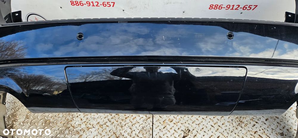 Dodge Durango III LIFT 2017- GT Kompletny zderzak tył pod 4x PDC oraz zaślepka na hak ZDERZAK POD 2 RURY kolor PXJ CZARNY  wersja GT - 10