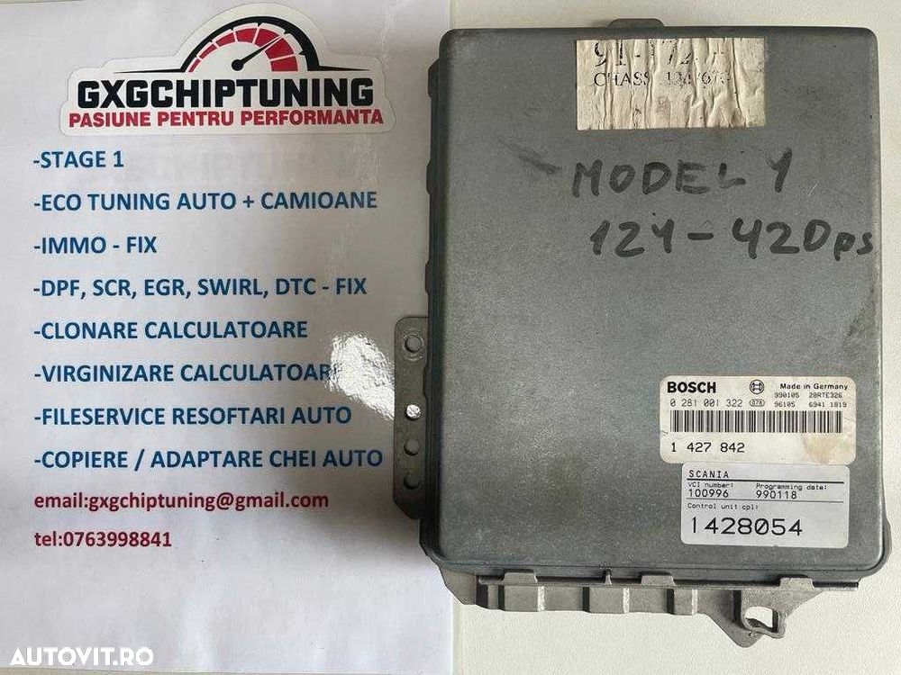 ECU Calculator motor Scania 4 Truck Bus  Bosch 0281001322 1427842 - 1