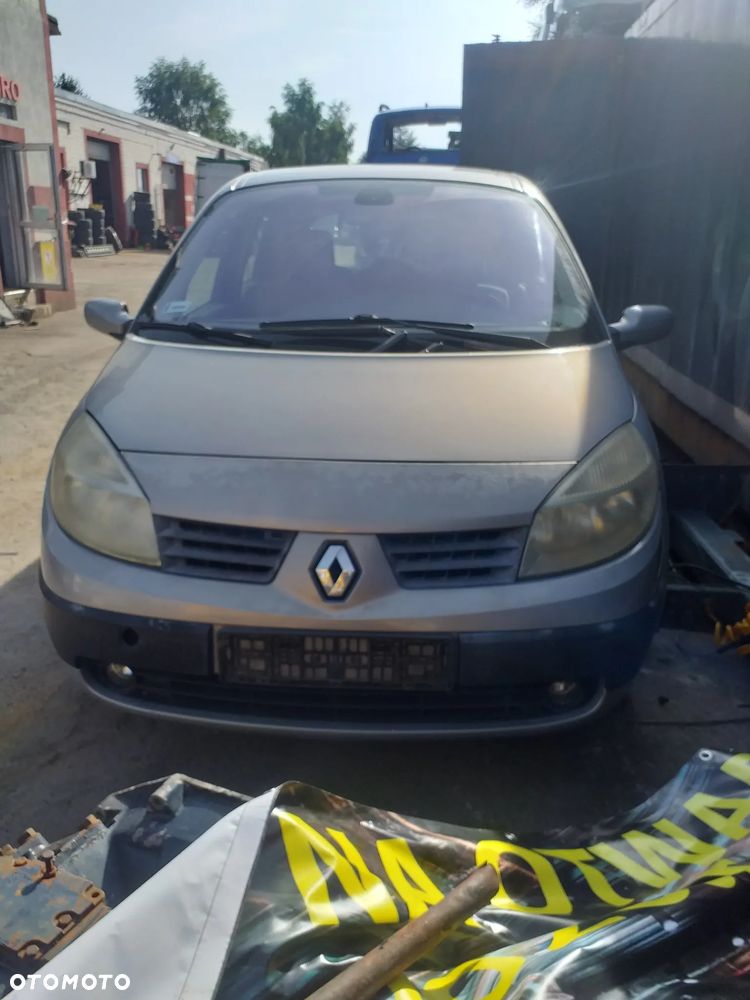 Auto na części - Renault Scenic 2 benzyna Silnik Skrzynia Drzwi Maska Klapa Błotnik Zderzak Lampa Szyba Klamka Lusterko Deska Kokpit - 2