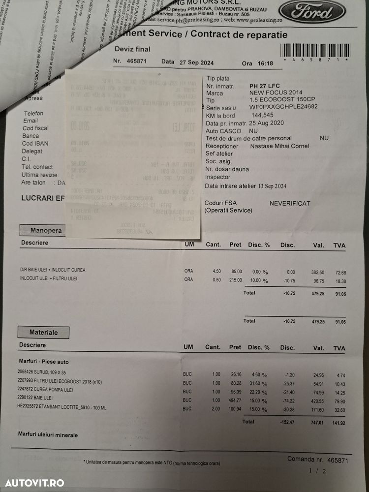 Ford Focus 1.5 EcoBoost ST-Line - 19