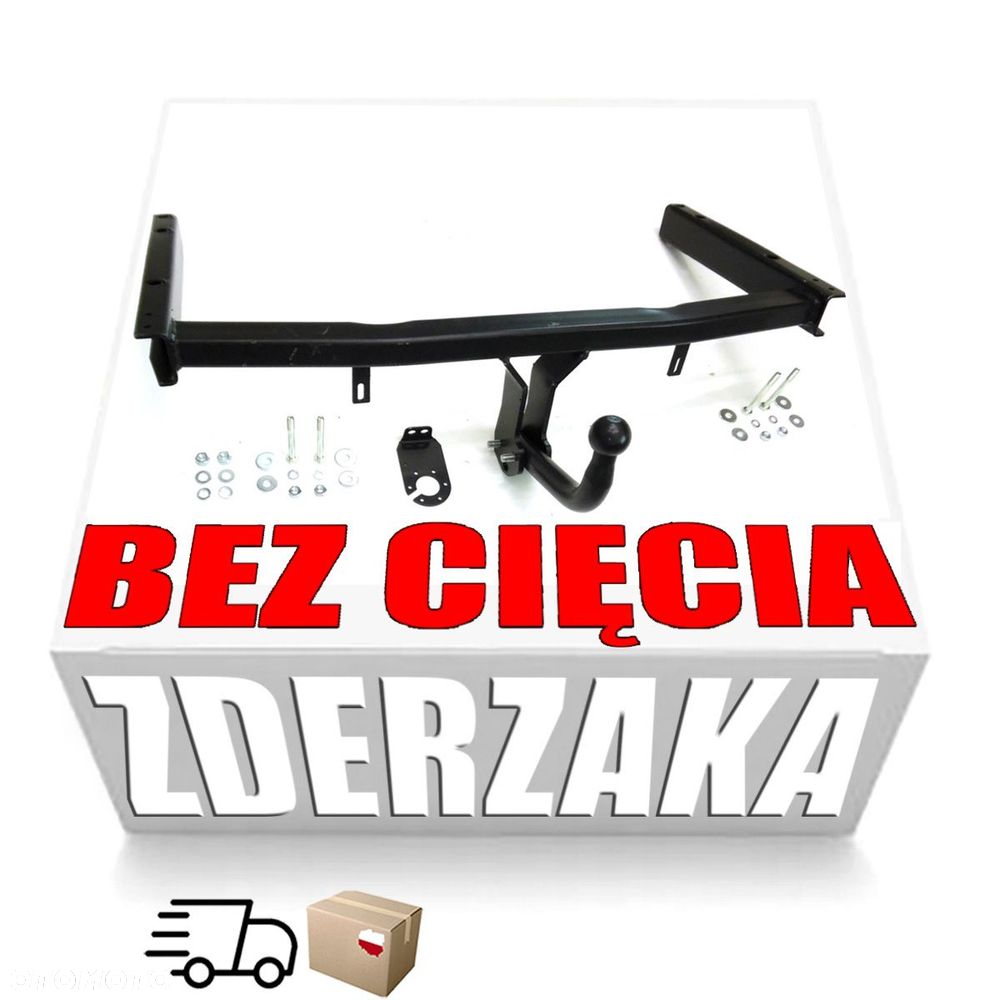 HAK HOLOWNICZY Audi A4 B6 B7 sedan 4d Avant kombi Zaczep Kulowy - 1