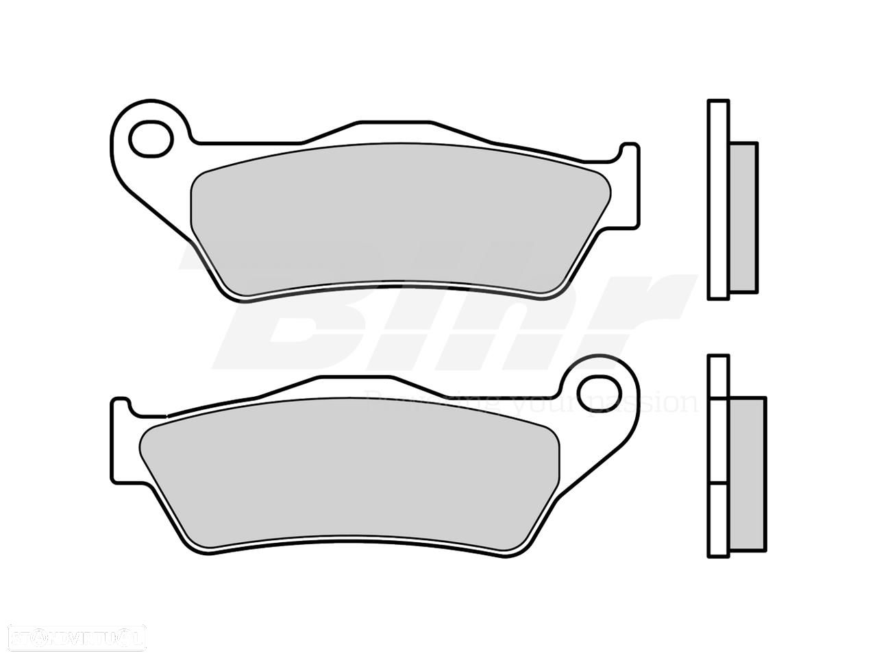 07bb2809 - pastilhas de travão orgânicas brembo 07bb2809 - 1