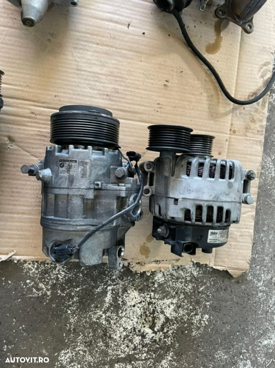Anexe motor n54 bmw x6 e71  740i F01 335i N54B30A biturbo benzină 326cp 306cp turbine injectoare injector ecu Etc pompa de apa electrică - 10