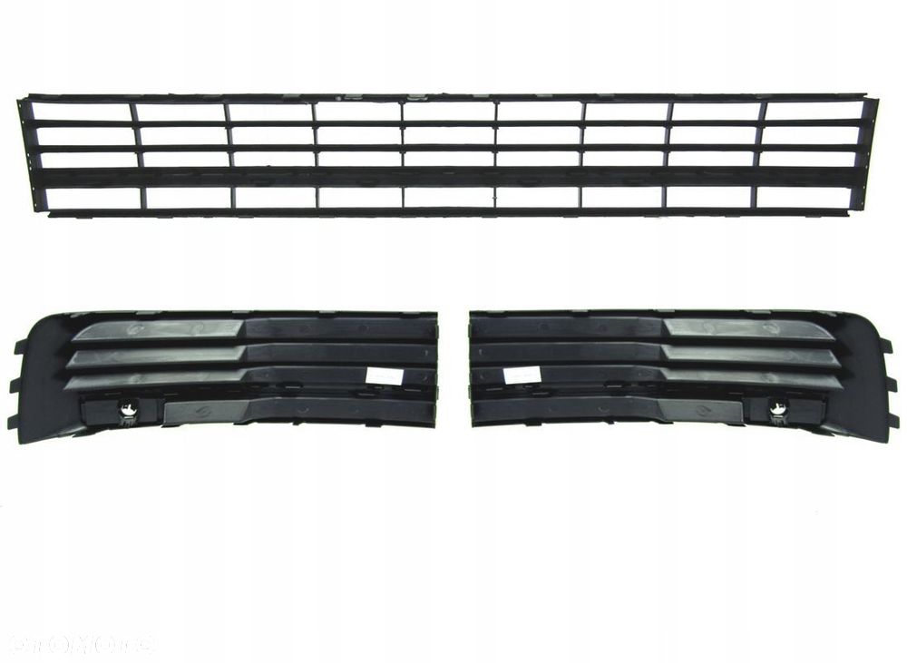 Kratka Kratki Listwy Atrapy górne w zderzak VW T6 15 - 19 PDC Zestaw ! - 2