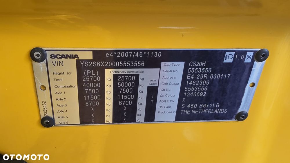 Scania ///S450///2019///RETARDER/// EURO6///FIRANKA///WECON///18 EUROPALET///7.70///KLIMATYZACJA POSTOJOWA///NAWIGACJA///TV/// WAGA///SKÓRY///STAN BARDZO DOBRY - 34