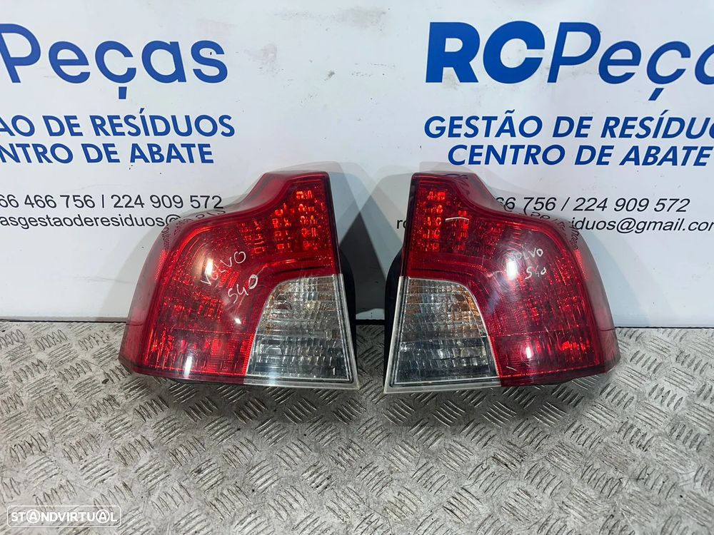 .Conjunto Farolins Tras Traseiros Esquerda Direita Originais Volvo S40 Mk2 II 2003 - 2012 - 1