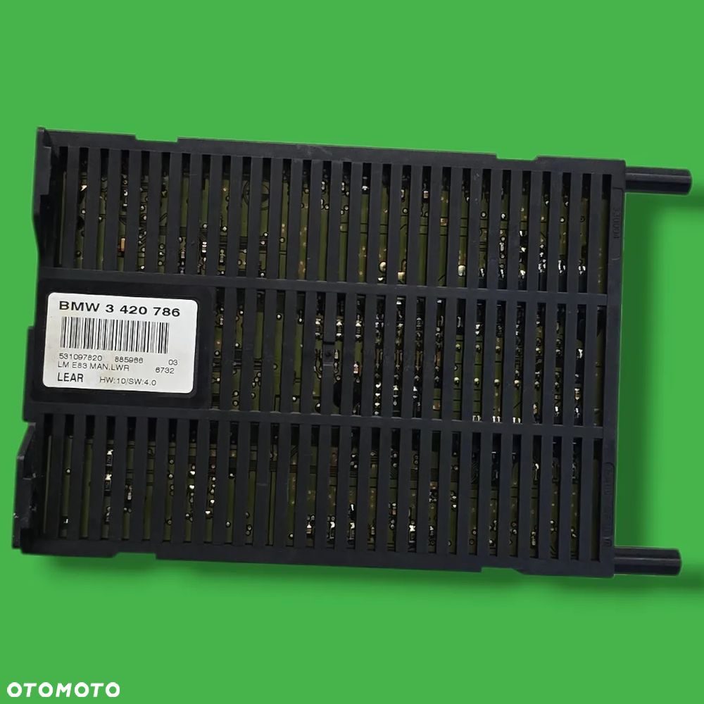 MODUŁ STEROWNIK ŚWIATEŁ BMW E60 E61 E63 X3 E83  RÓŻNE NUMERY 3420786 6941591 6962723 - 3