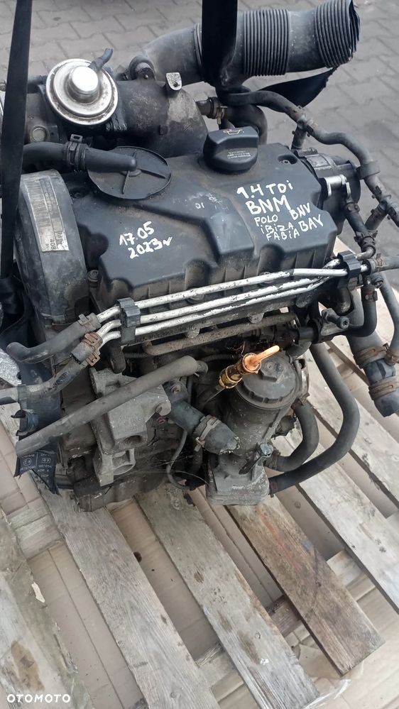 Silnik 1.4 TDI BNM kompletny Ibiza polo 9n a2 - 1