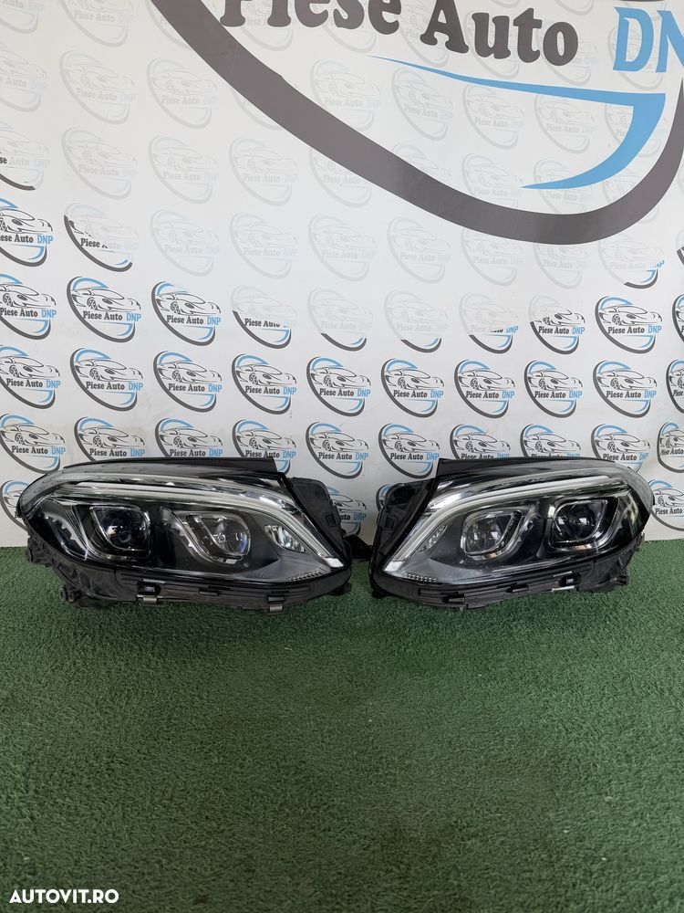 Far stanga dreapta Mercedes GLE W166 ils led - 1