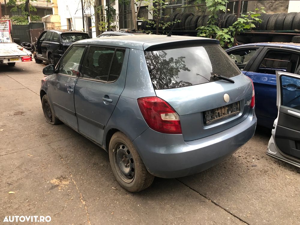 Haion cu luneta Skoda Fabia 2 bleo gri 2008 - 2