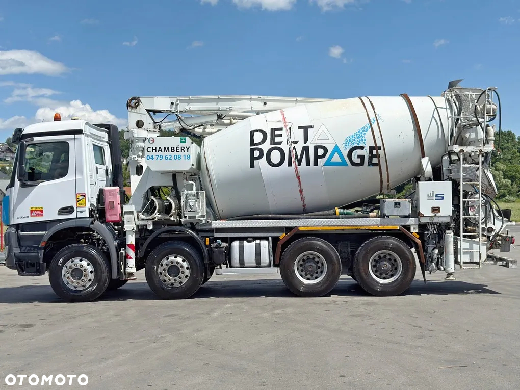 Mercedes-Benz AROCS 3743 * POMPA DO BETONU 24 m + PILOT * STAN BDB / 8x4 - 6