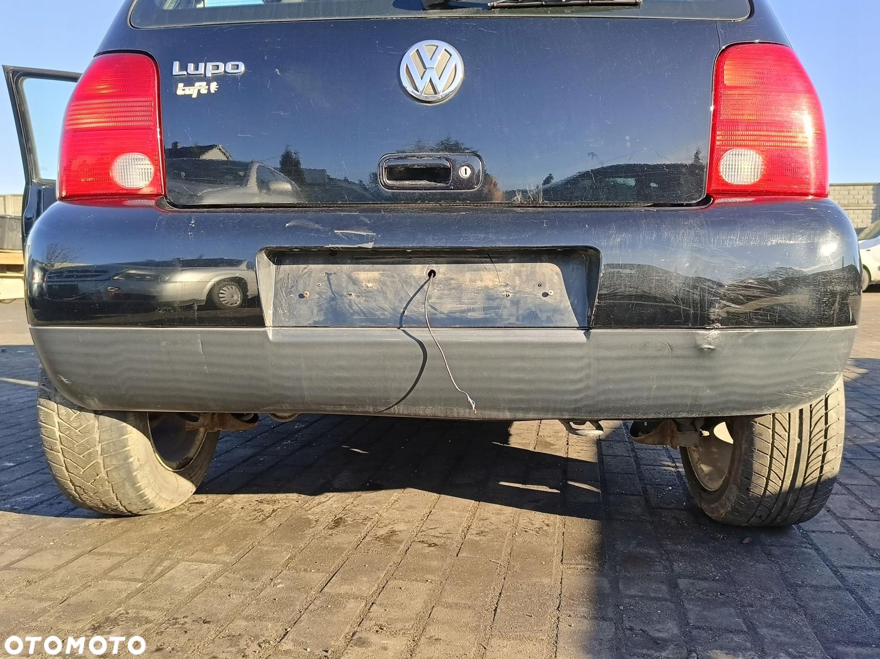VW Lupo 98-05 ZDERZAK TYLNY TYŁ kod lakieru L041 - 1