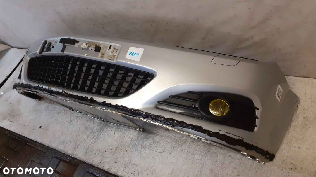 ^ ZDERZAK PRZÓD PRZEDNI DO OPEL ASTRA H 3 III GTC Z157 SREBRNY HALOGENY - 3