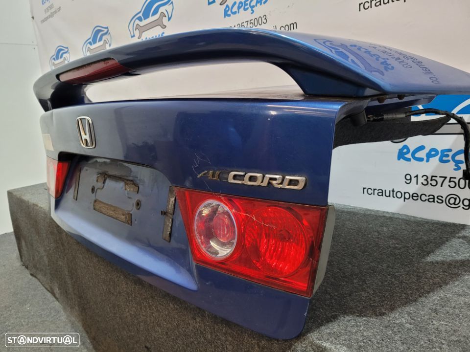 PORTA TAMPA MALA HONDA ACCORD VII 7 MK7 SEDAN CARRO FECHO PUXADOR SPOILER LIP AILERON - 6