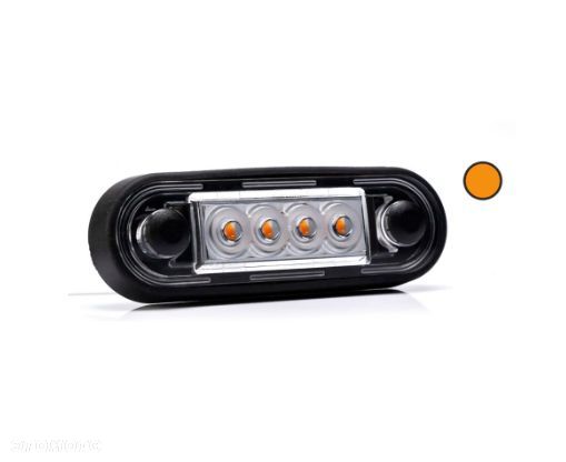 Lampa obrysowa LED żółta boczna – 1 funkcja - 1